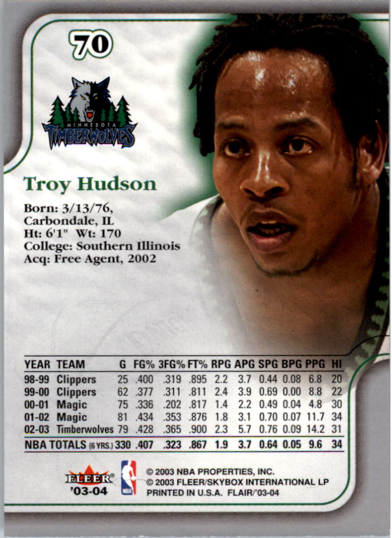 B6849- 2003-04 Flair Basketball Card #s 1-90 -You Pick- 15+ FREE US SHIP - Picture 99 of 129