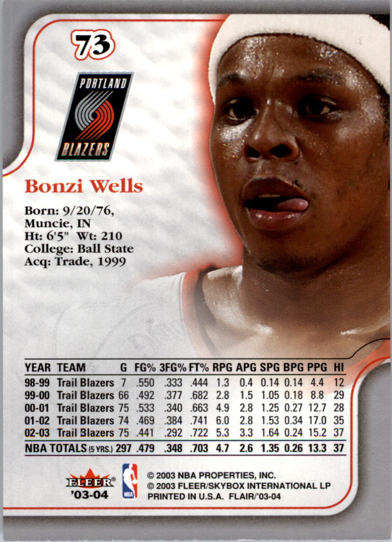 B6849- 2003-04 Flair Basketball Card #s 1-90 -You Pick- 15+ FREE US SHIP - Picture 103 of 129