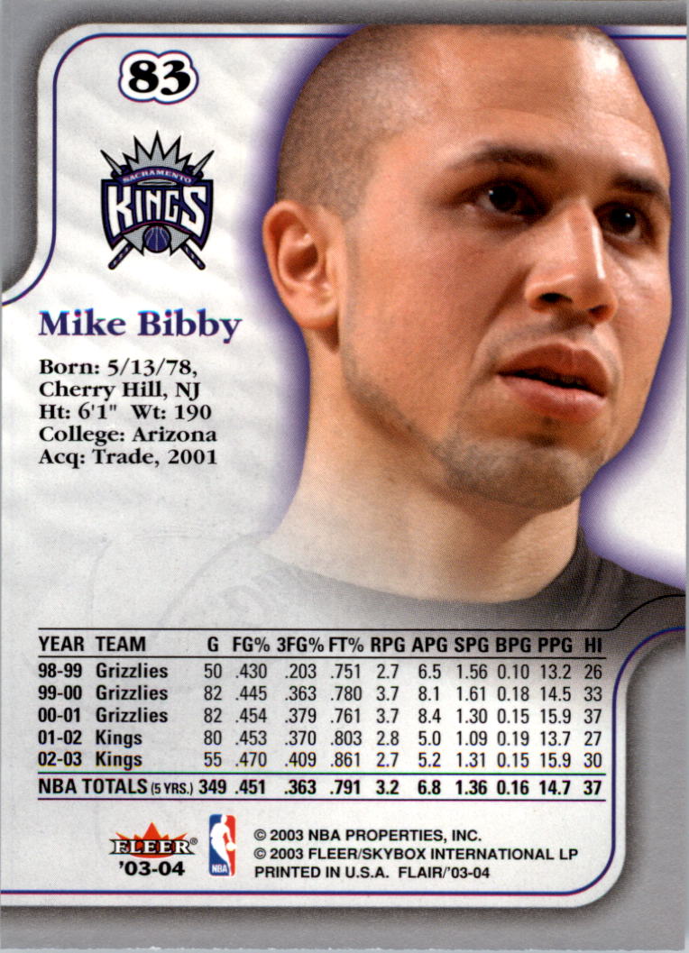 B6849- 2003-04 Flair Basketball Card #s 1-90 -You Pick- 15+ FREE US SHIP - Picture 119 of 129