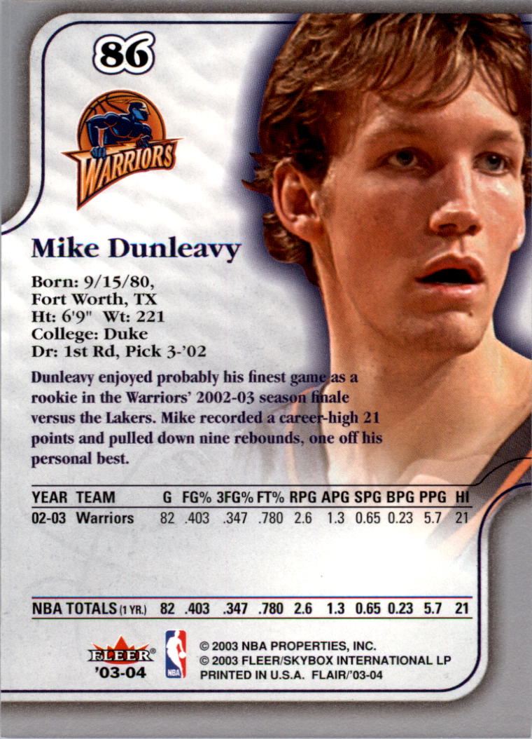 B6849- 2003-04 Flair Basketball Card #s 1-90 -You Pick- 15+ FREE US SHIP - Picture 125 of 129