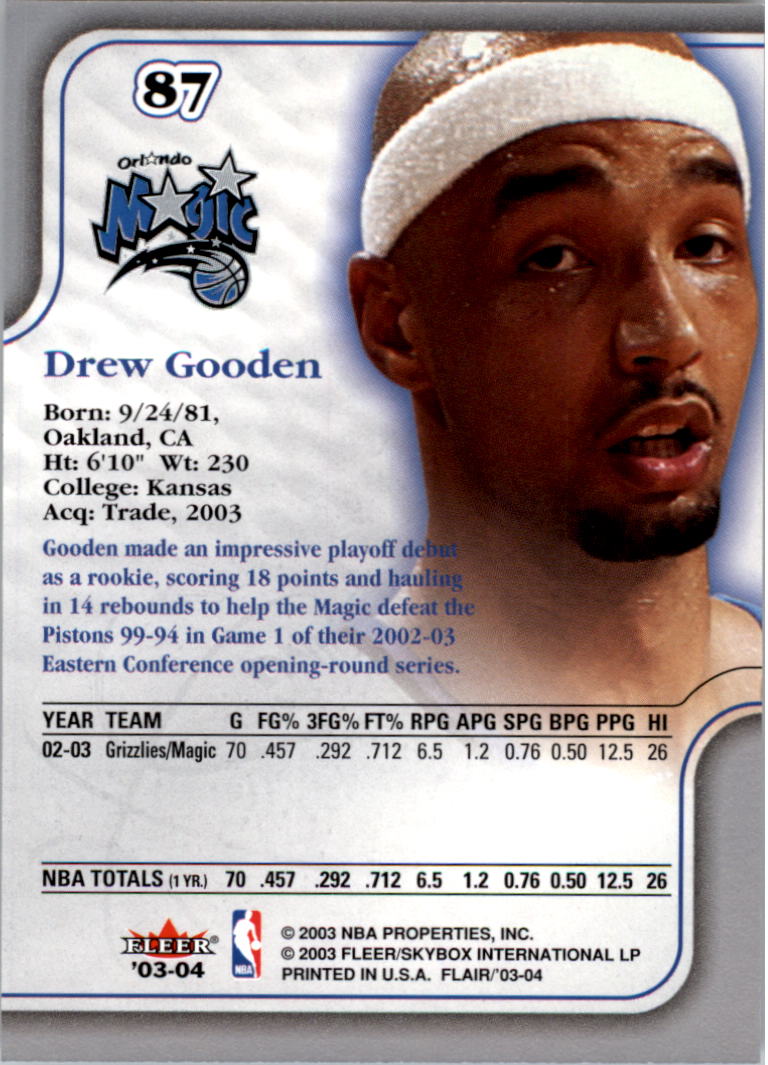 B6849- 2003-04 Flair Basketball Card #s 1-90 -You Pick- 15+ FREE US SHIP - Picture 127 of 129