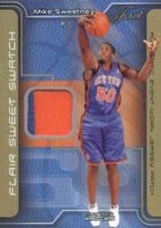 2003-04 Flair Sweet Swatch Patches #MS Mike Sweetney