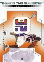 2003-04 E-X Behind the Numbers Game-Used #10 Amare Stoudemire