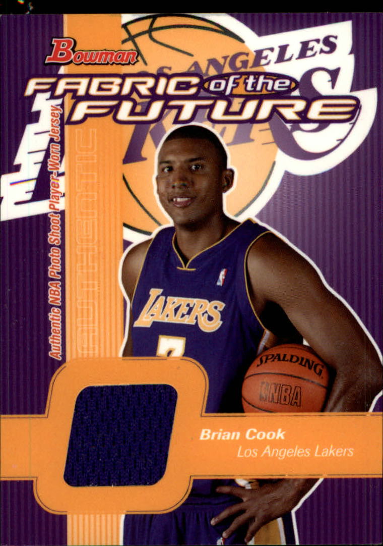 2003-04 Bowman Fabric of the Future #BC Brian Cook