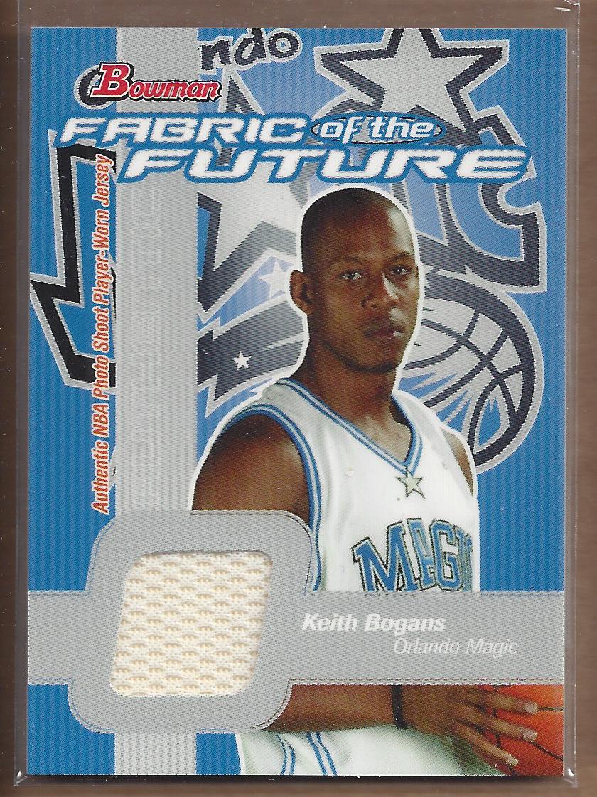 2003-04 Bowman Fabric of the Future #KB Keith Bogans