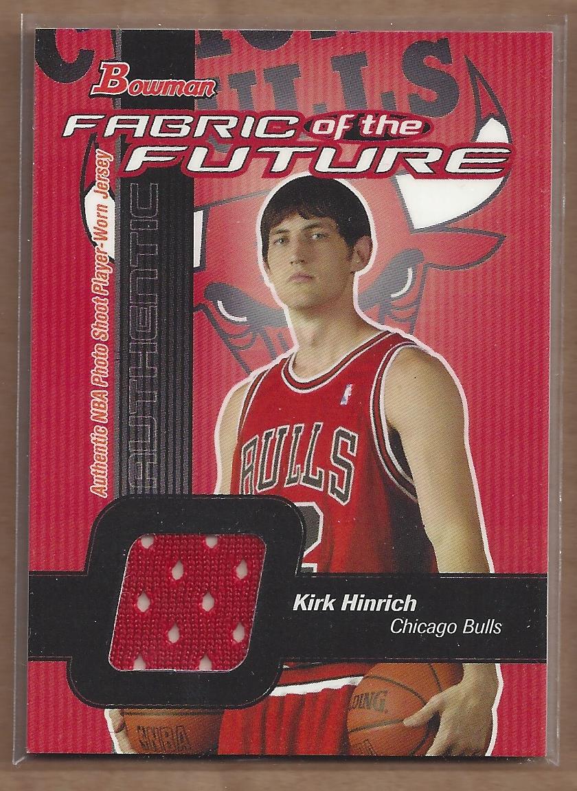 2003-04 Bowman Fabric of the Future #KH Kirk Hinrich