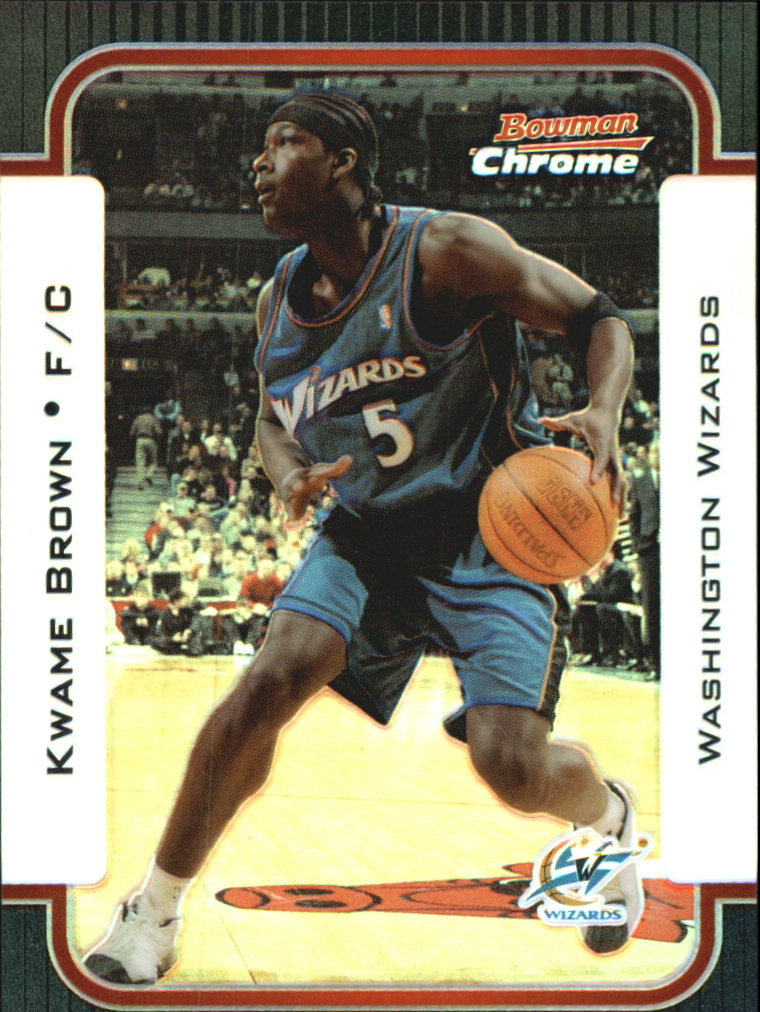 2003-04 Bowman Chrome Refractors #7 Kwame Brown