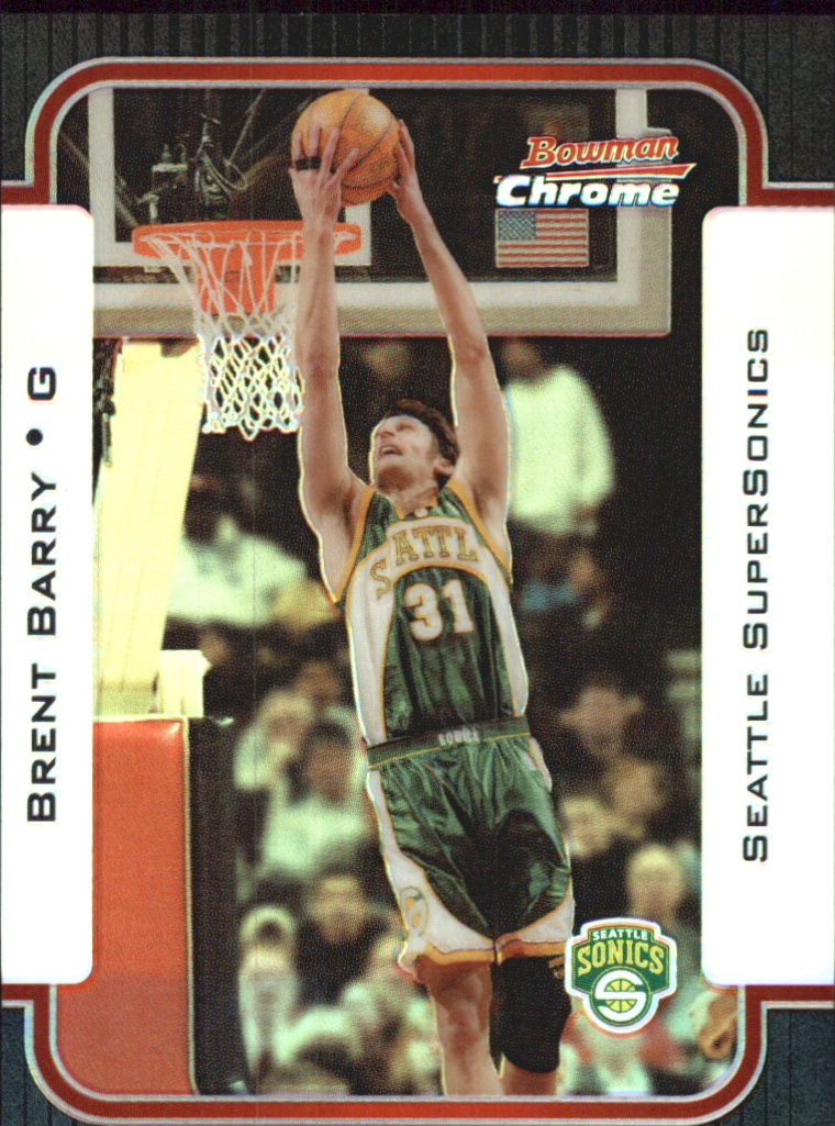 2003-04 Bowman Chrome Refractors #29 Brent Barry