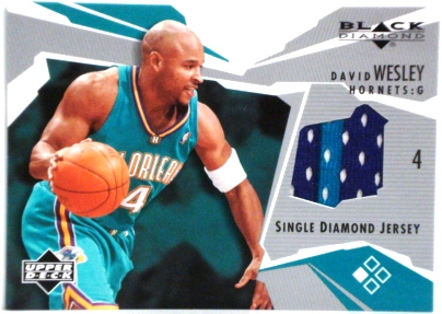 2003-04 Black Diamond Jerseys #BDDW David Wesley