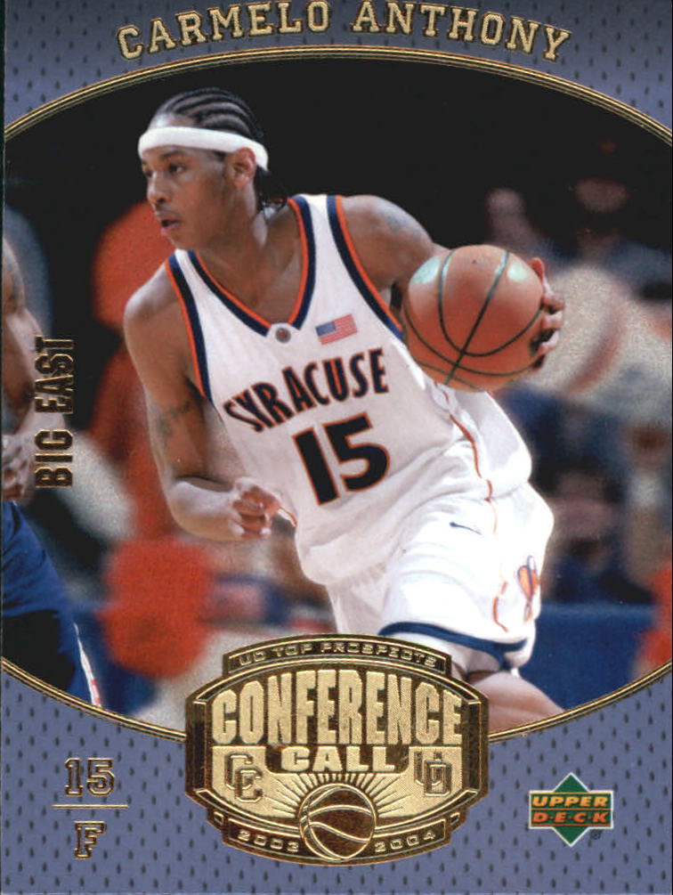 2003-04 UD Top Prospects Conference Call #CC1 Carmelo Anthony