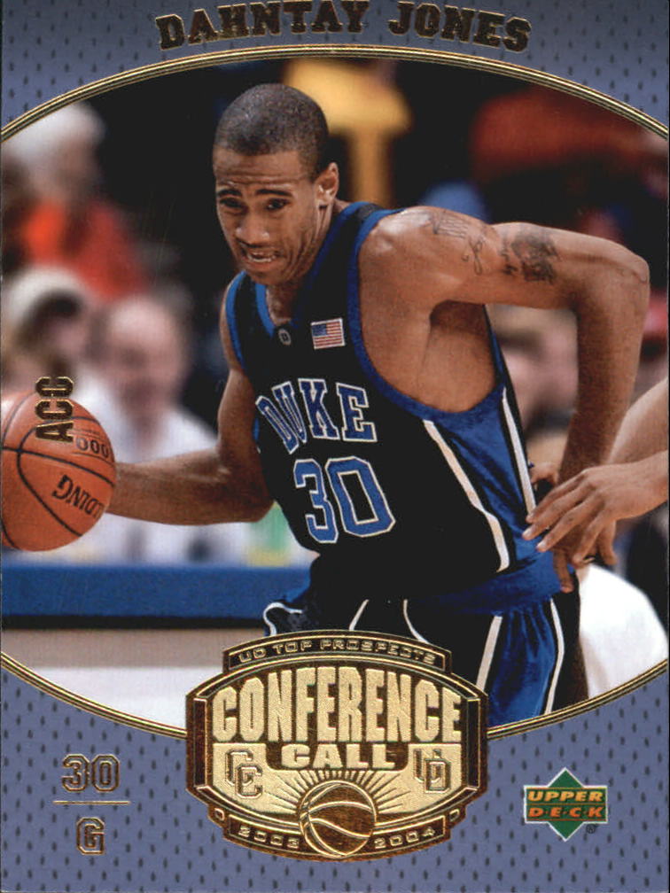 2003-04 UD Top Prospects Conference Call #CC3 Dahntay Jones
