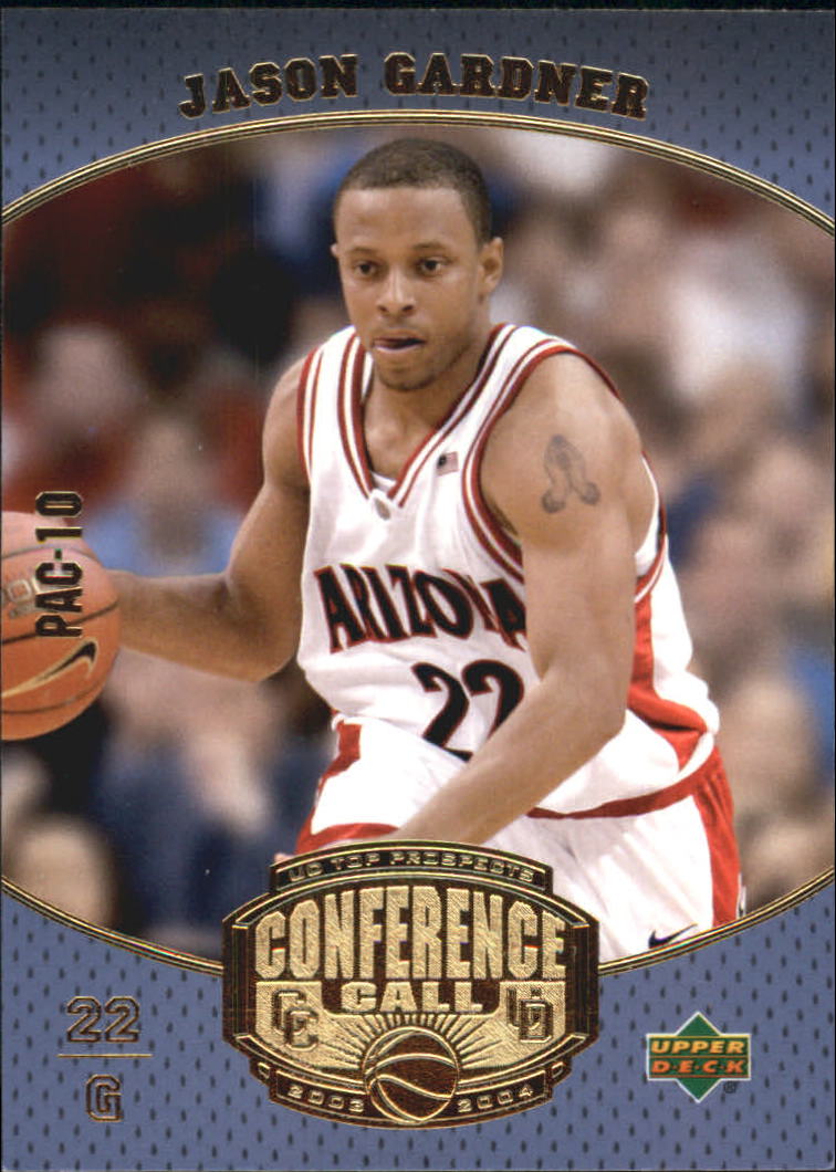2003-04 UD Top Prospects Conference Call #CC9 Jason Gardner