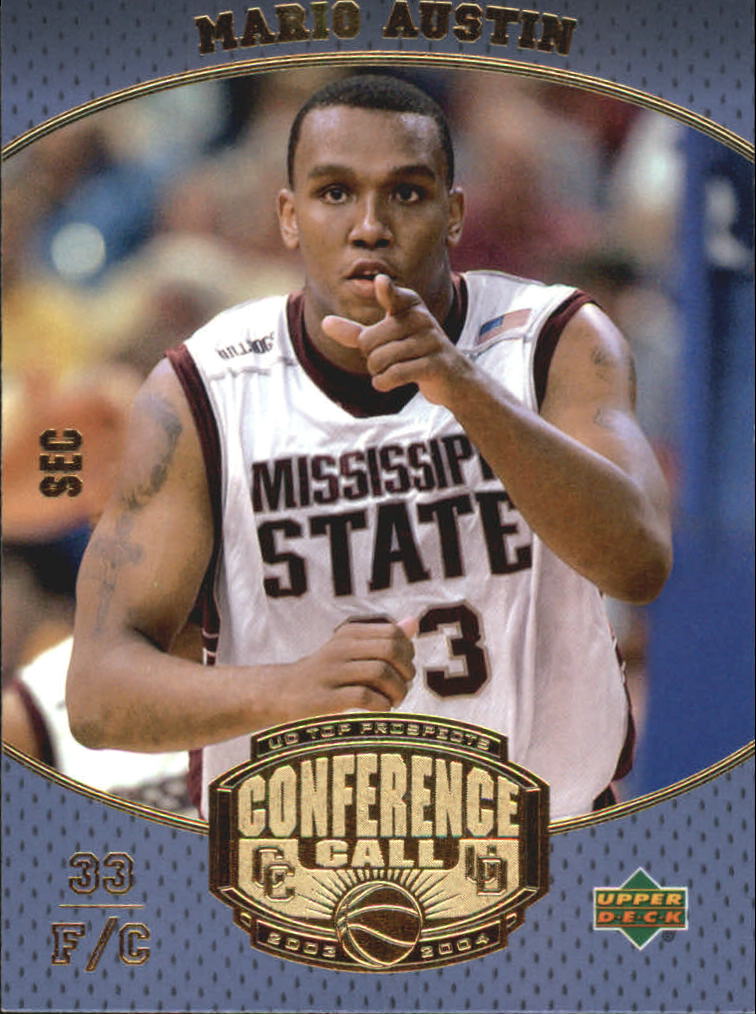 2003-04 UD Top Prospects Conference Call #CC12 Mario Austin