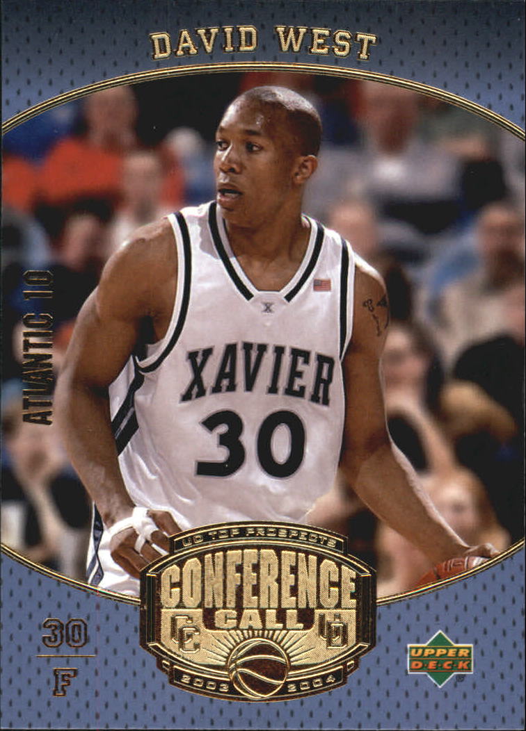 2003-04 UD Top Prospects Conference Call #CC14 David West