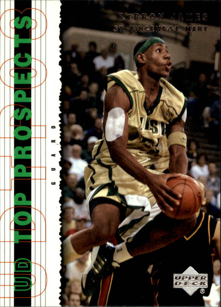 2003-04 UD Top Prospects #3 LeBron James