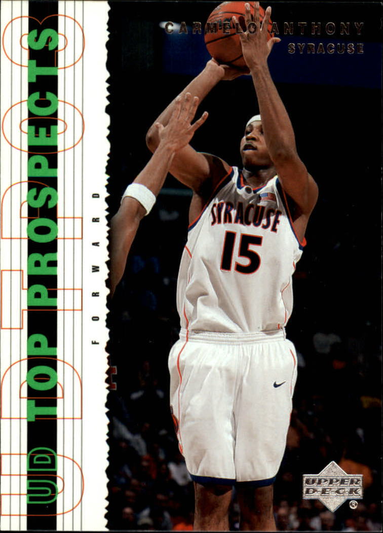 2003-04 UD Top Prospects #5 Carmelo Anthony