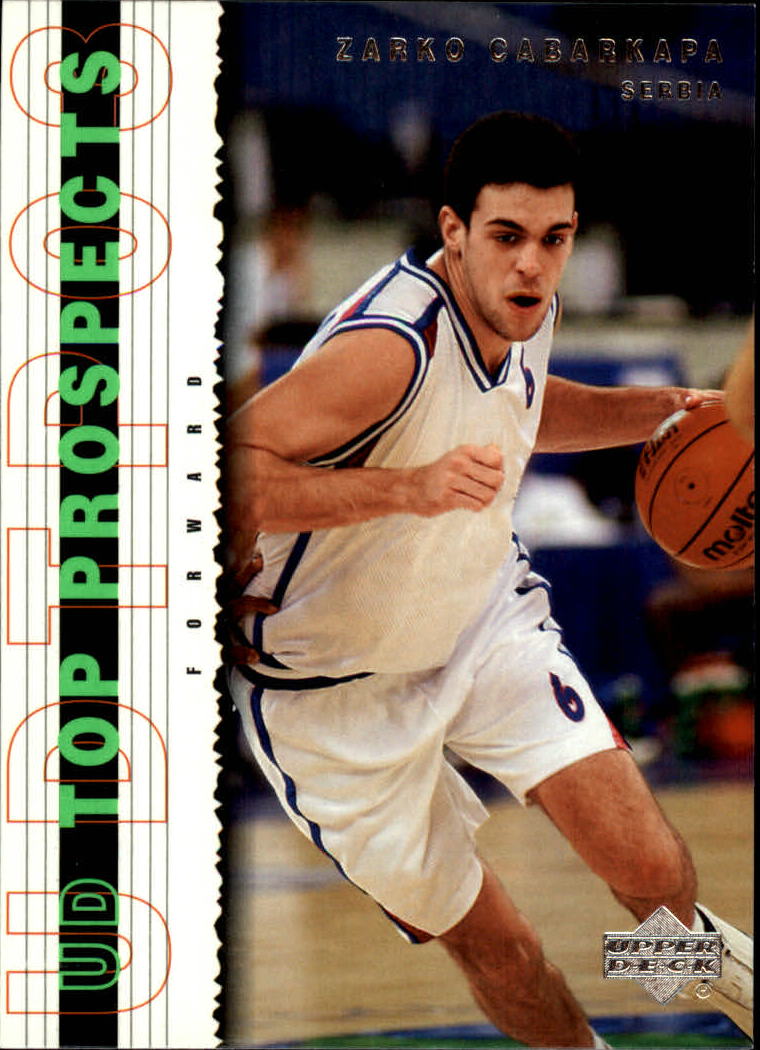 2003-04 UD Top Prospects #20 Zarko Cabarkapa