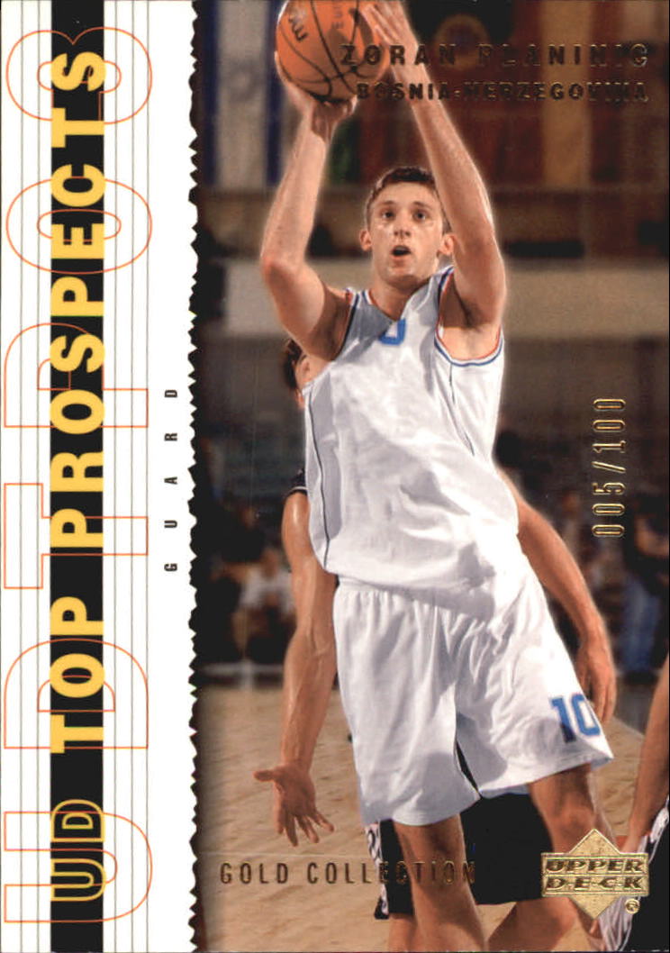 2003-04 UD Top Prospects Gold Collection #15 Zoran Planinic