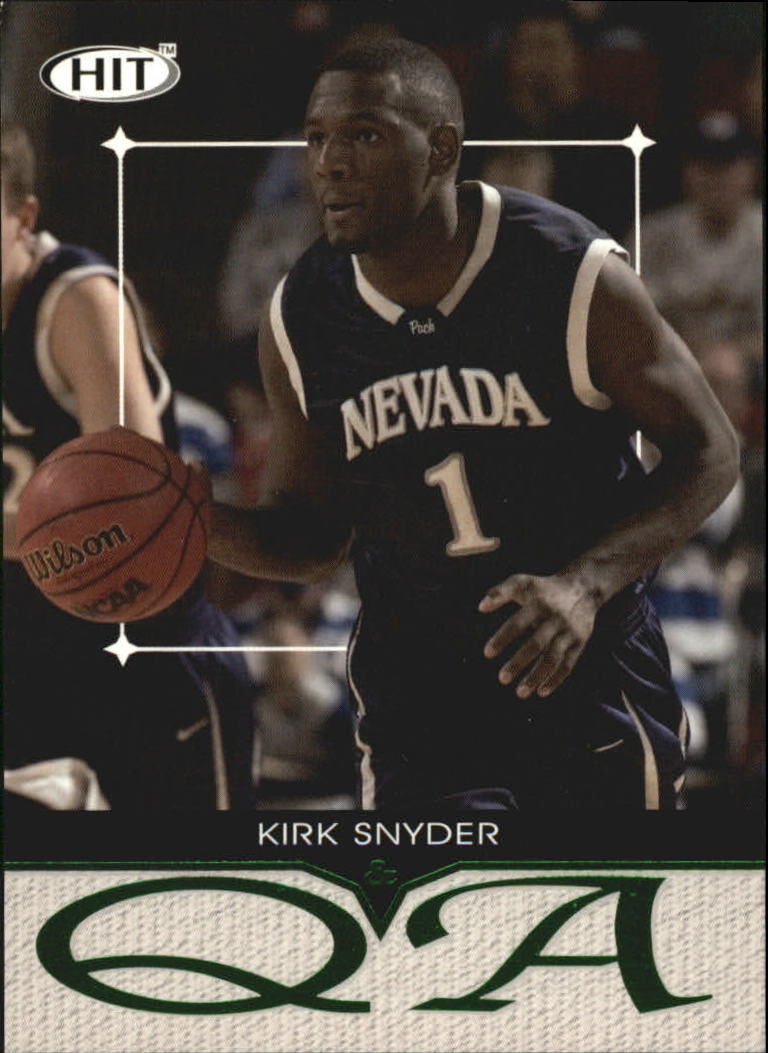 2004 Sage HIT Basketball "Q and A" Insert Cards - Picture 26 of 45