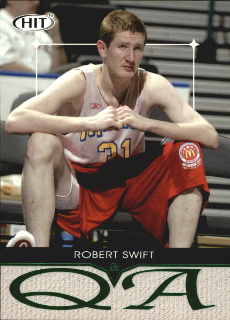 2004 SAGE HIT Q&A Silver #Q12 Robert Swift