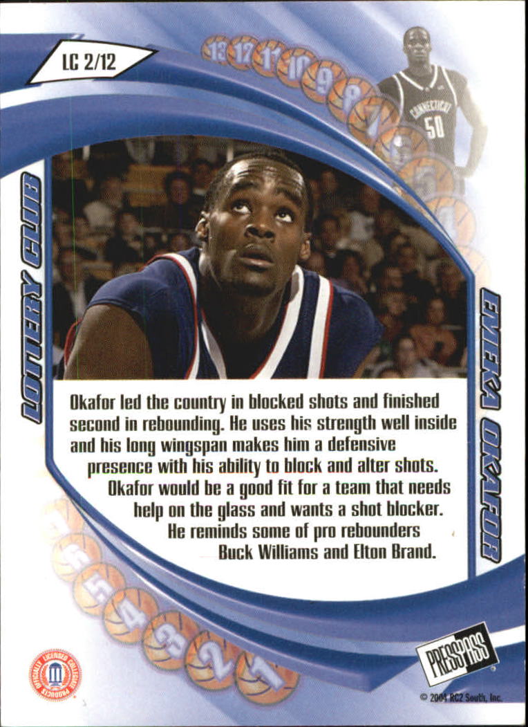 2004 Press Pass Basketball "Lottery Club" Insert Cards - Picture 5 of 23