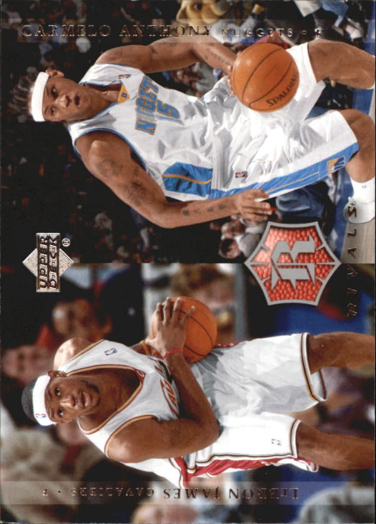2004-05 Upper Deck Rivals Box Set #29 Carmelo Anthony/LeBron James