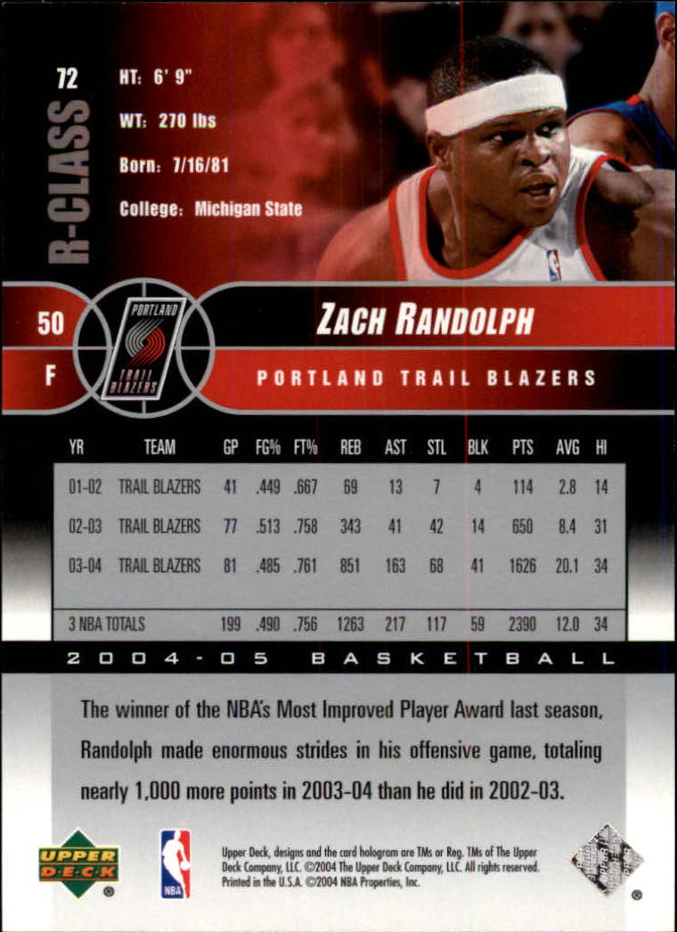 A2509- 2004-05 Upper Deck R-Class #s 1-132 +Inserts -You Pick- 15+ FREE US SHIP - Picture 50 of 81