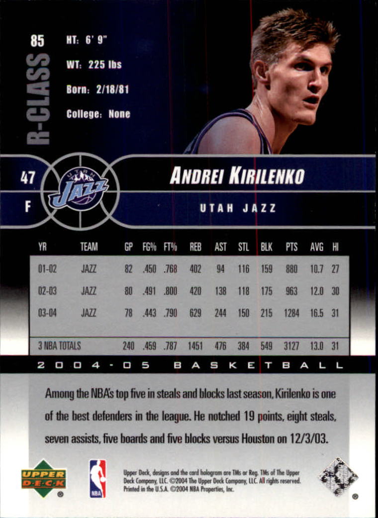 A2509- 2004-05 Upper Deck R-Class #s 1-132 +Inserts -You Pick- 15+ FREE US SHIP - Picture 56 of 81