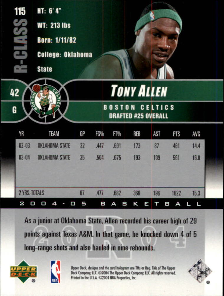 A2509- 2004-05 Upper Deck R-Class #s 1-132 +Inserts -You Pick- 15+ FREE US SHIP - Picture 72 of 81