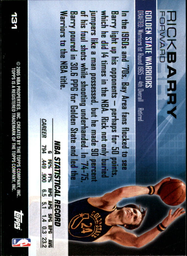 Rick Barry cards (1999-2014) Warriors Rockets - You Choose - Picture 9 of 27