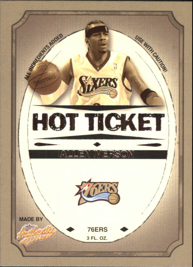 Allen Iverson 2004-05 Authentix Patch /25 Allen Iverson 2004-05