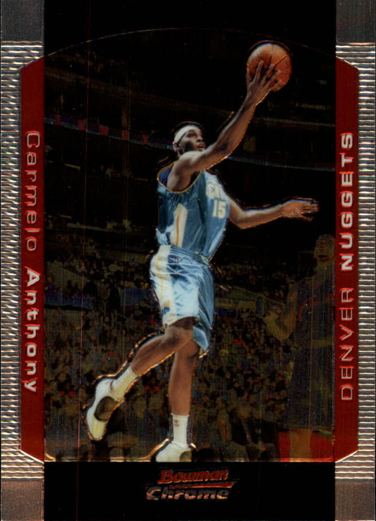 2004-05 Bowman Chrome #15 Carmelo Anthony