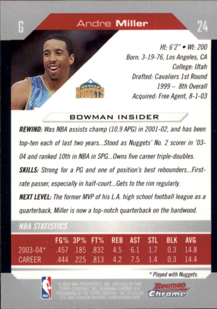 B6896- 2004-05 Bowman Chrome BK #S 1-146 + Rookies -du Pick- 15 + Gratis US - Bild 33 von 233