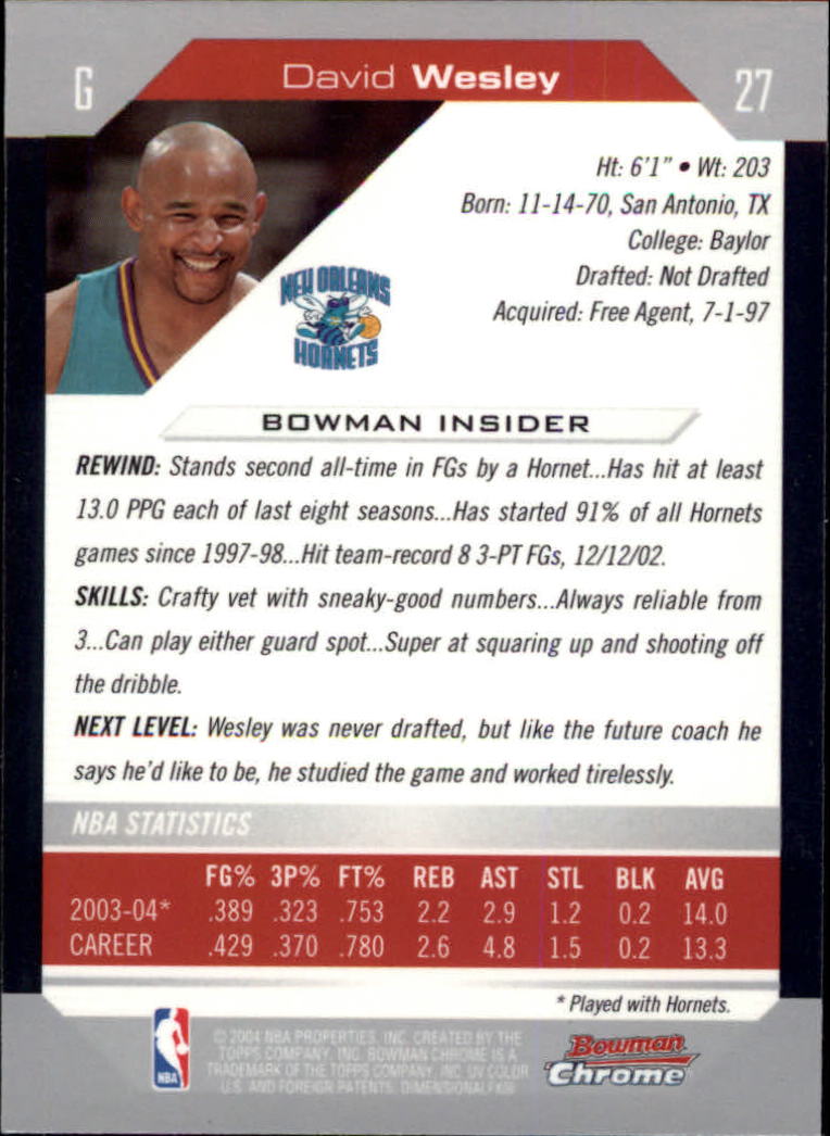 B6896- 2004-05 Bowman Chrome BK #S 1-146 + Rookies -du Pick- 15 + Gratis US - Bild 39 von 233