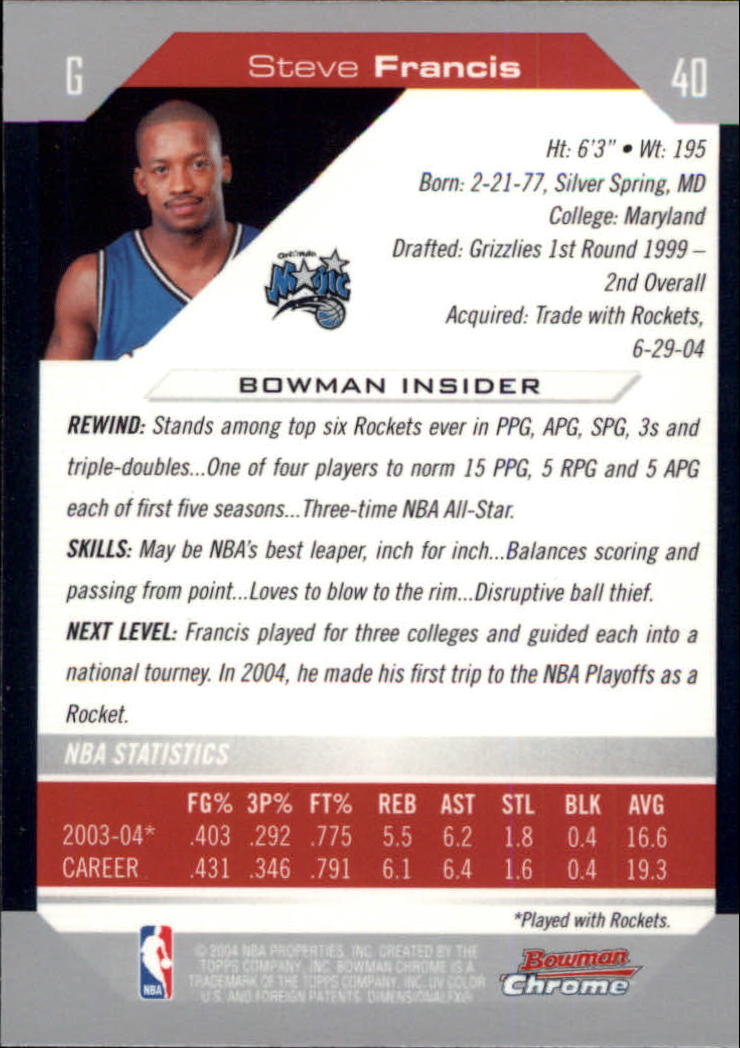 B6896- 2004-05 Bowman Chrome BK #S 1-146 + Rookies -du Pick- 15 + Gratis US - Bild 55 von 233