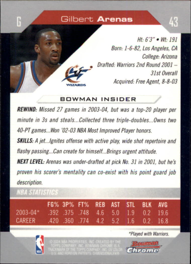 B6896- 2004-05 Bowman Chrome BK #S 1-146 + Rookies -du Pick- 15 + Gratis US - Bild 57 von 233