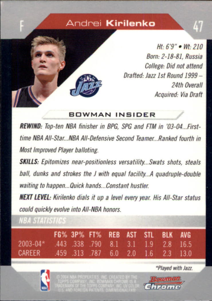 B6896- 2004-05 Bowman Chrome BK #S 1-146 + Rookies -du Pick- 15 + Gratis US - Bild 65 von 233