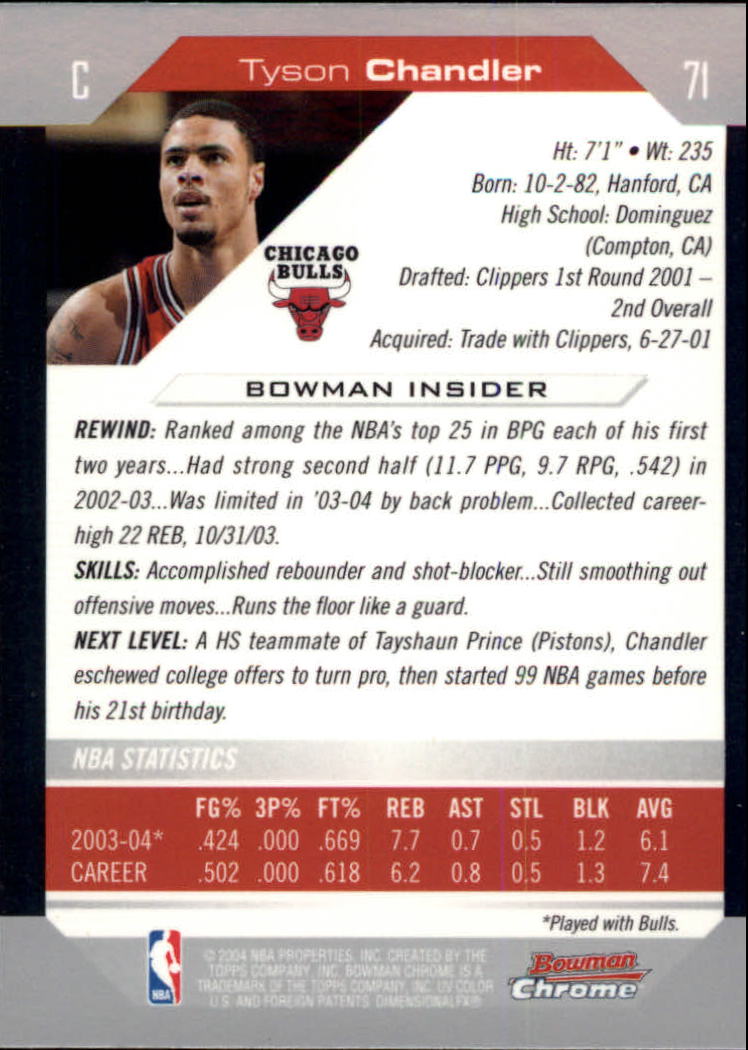 B6896- 2004-05 Bowman Chrome BK #S 1-146 + Rookies -du Pick- 15 + Gratis US - Bild 107 von 233