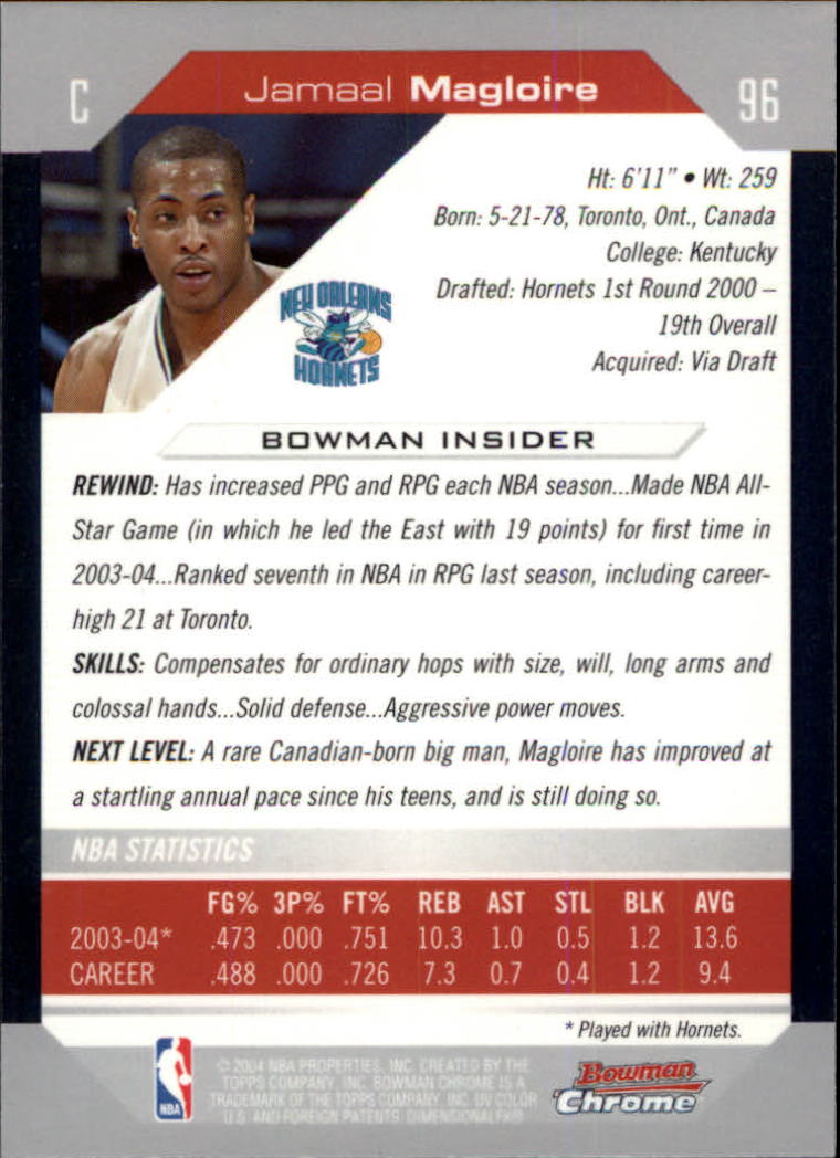 B6896- 2004-05 Bowman Chrome BK #S 1-146 + Rookies -du Pick- 15 + Gratis US - Bild 153 von 233