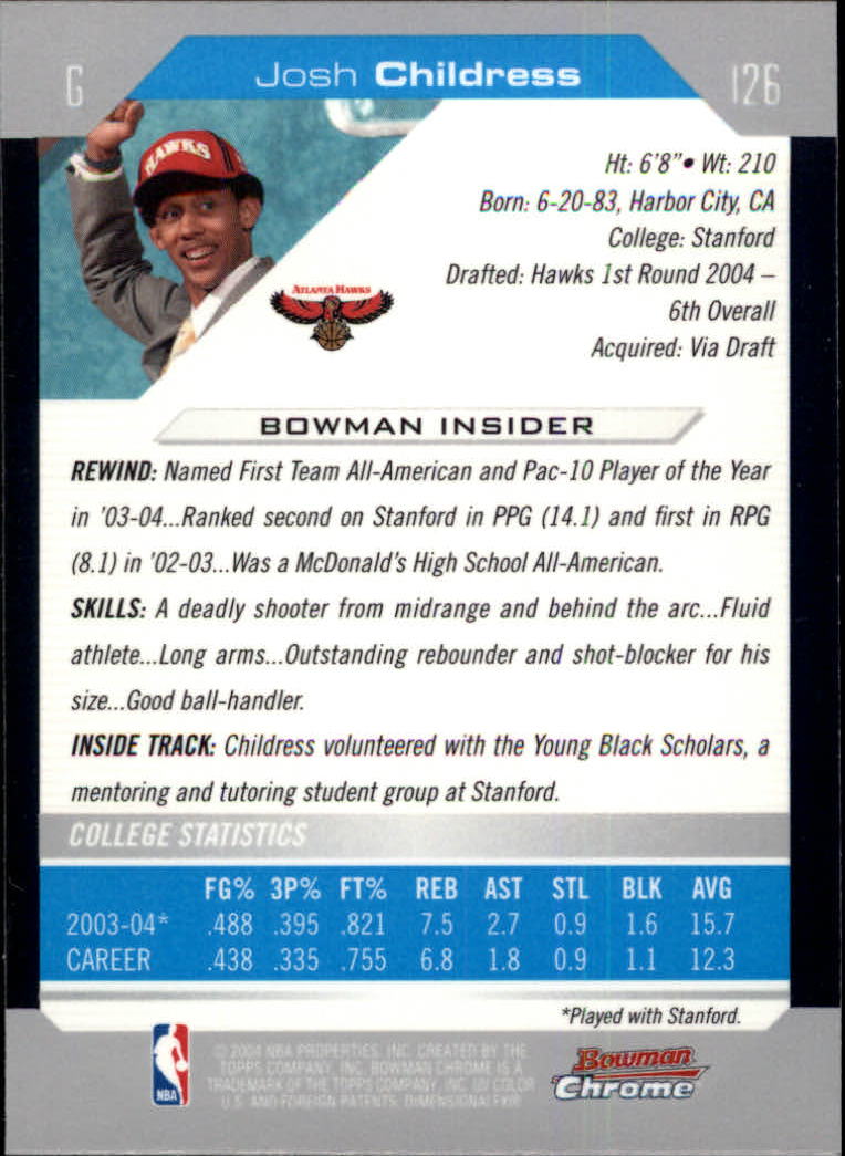 B6896- 2004-05 Bowman Chrome BK #S 1-146 + Rookies -du Pick- 15 + Gratis US - Bild 205 von 233