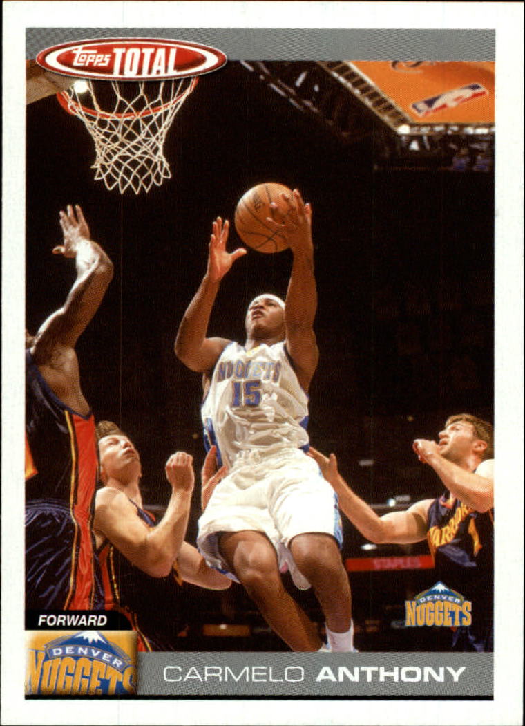 2004-05 Topps Total #6 Carmelo Anthony - NM-MT