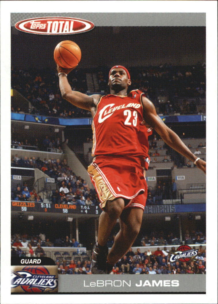 2004-05 Topps Total Team Checklists #5 Lebron James