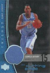2004-05 Upper Deck Trilogy The Cutting Edge #CA Carmelo Anthony