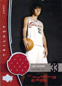 2004-05 Upper Deck Trilogy The Cutting Edge #LU Luke Jackson