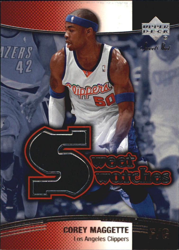 2004-05 Sweet Shot Swatches #CM Corey Maggette