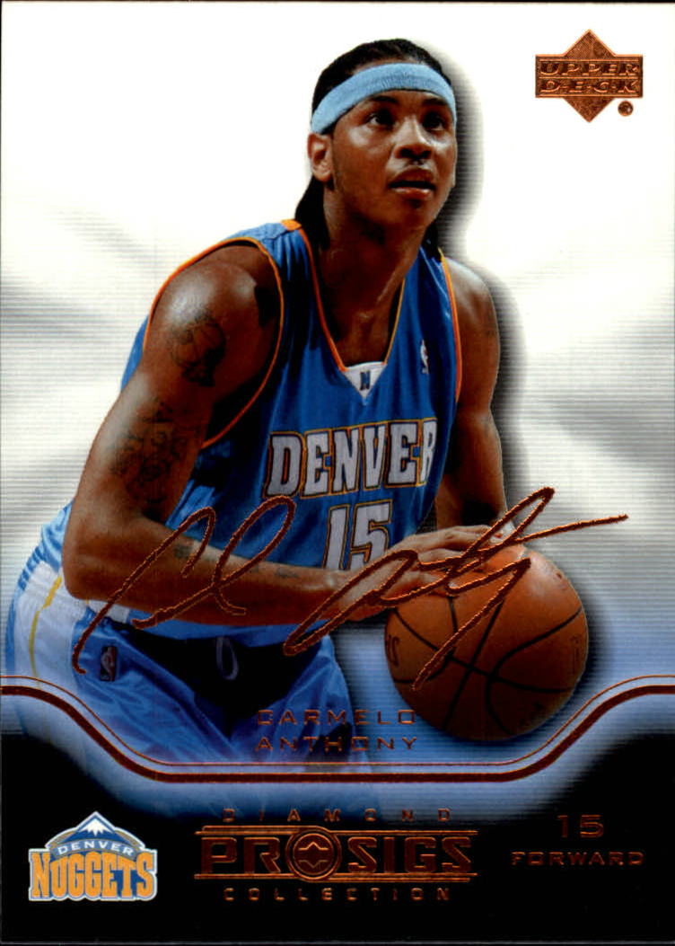 Carmelo Anthony Rookie Card Upper Deck - Printable Cards