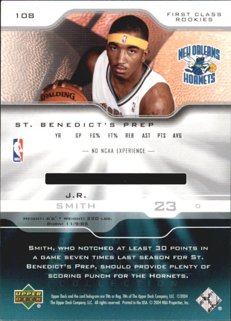 2004-05 Upper Deck Pro Sigs Silver #108 J.R. Smith