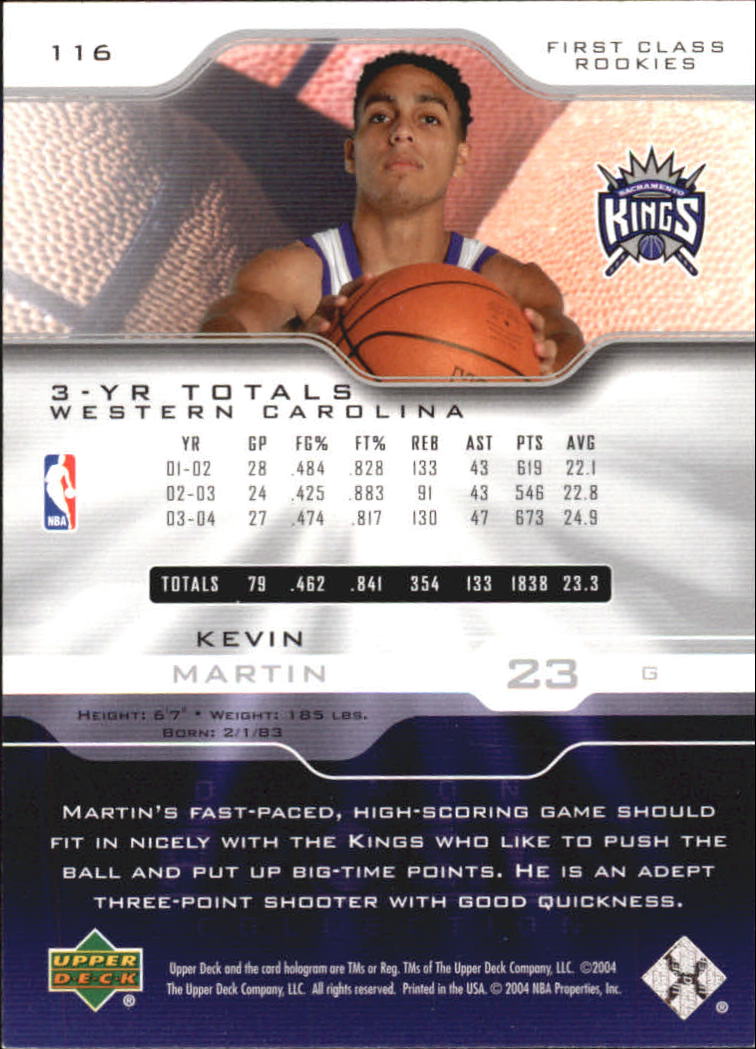2004-05 Upper Deck Pro Sigs Silver #116 Kevin Martin