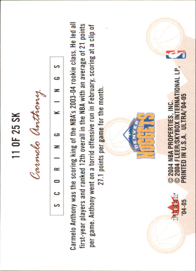 2004-05 Ultra Scoring Kings YOU PICK basketball - Picture 21 of 47
