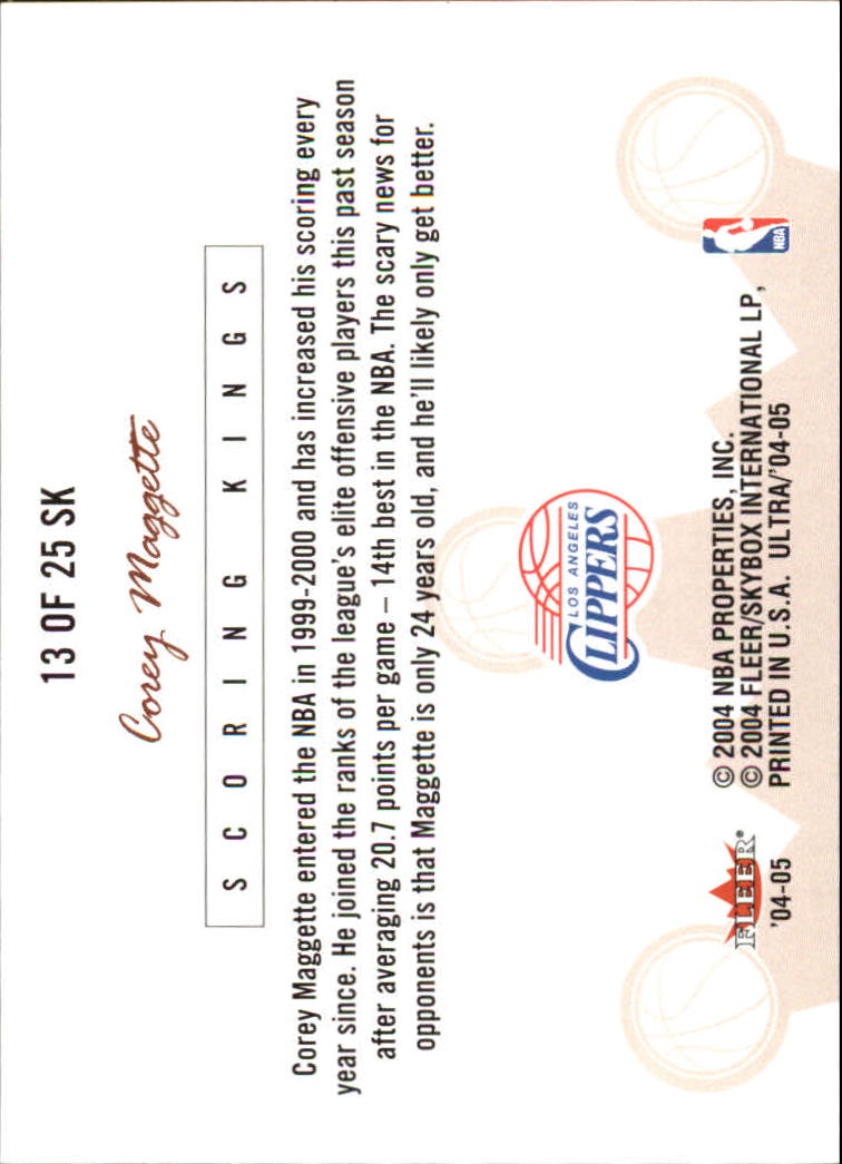 2004-05 Ultra Scoring Kings YOU PICK basketball - Picture 25 of 47